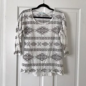 3/4 Sleeve Maurice’s Top Size Small